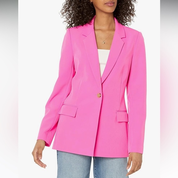 The Drop Pink Blazer Sz L Women Designer Blazer - Picture 1 of 5